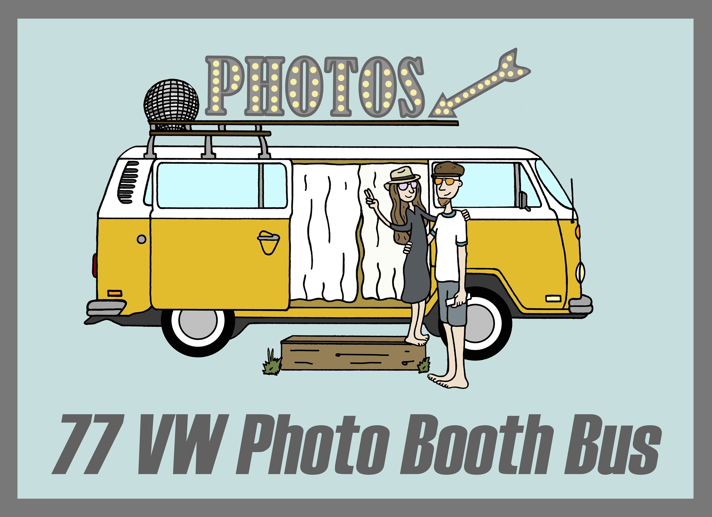 77 VW Photo Booth Bus
